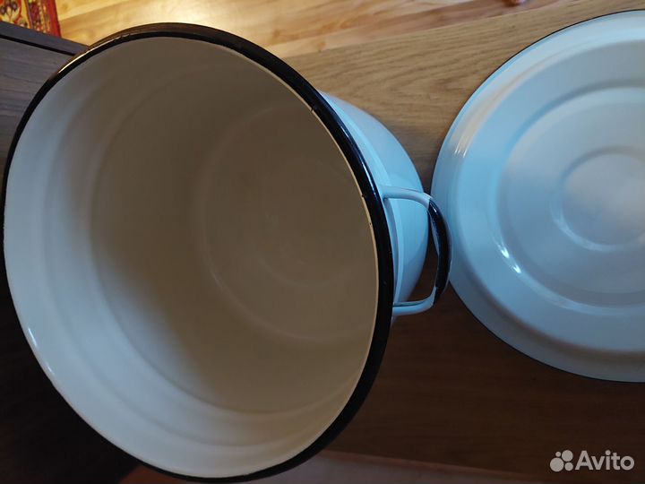 Кастрюля эмалированная, бак 25литров СССР