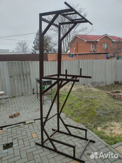 Турник брусья пресс 3 в 1 напольный