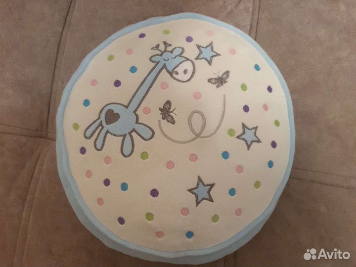 Подушка декоративная круглая детская