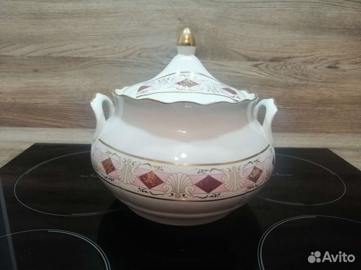 Супница кастрюля фарфор