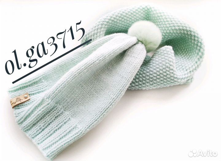 Шапка и снуд комплект