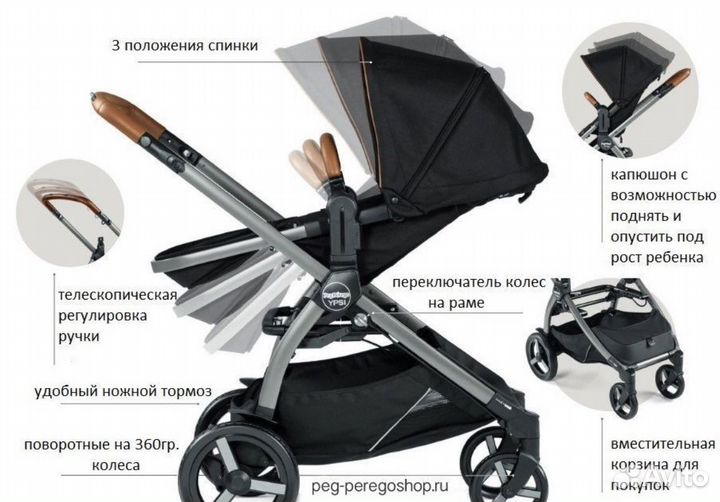 Коляска peg perego ypsi