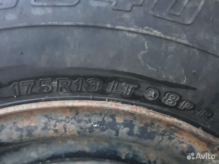 Колесо 1шт. грузовая Bridgestone 175R13LT 8P.R