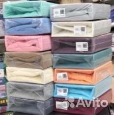 Простыни на резинке 100 хлопок