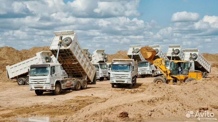 Песок карьерный