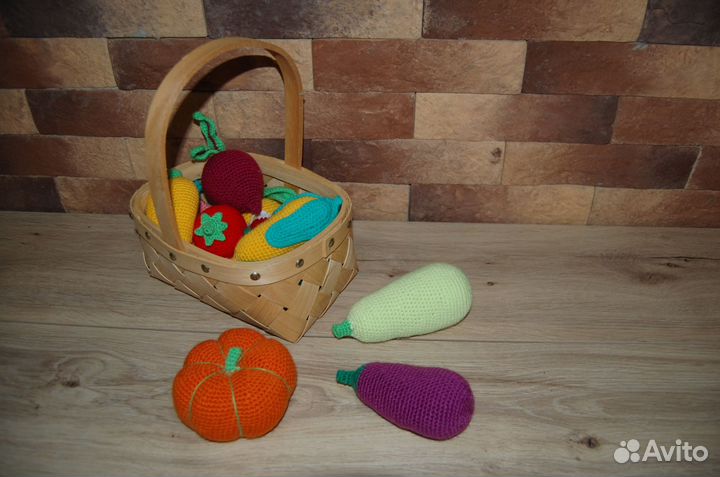 Овощи вязаные крючком