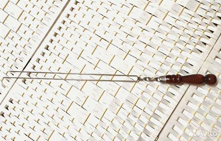 Шампура из нержавейки с деревянной ручкой