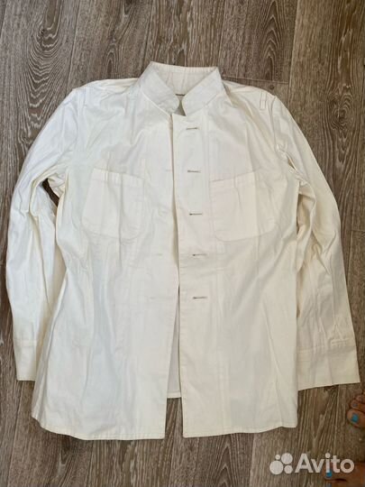 Китель офицерский сссрновый и брюки парадные белые