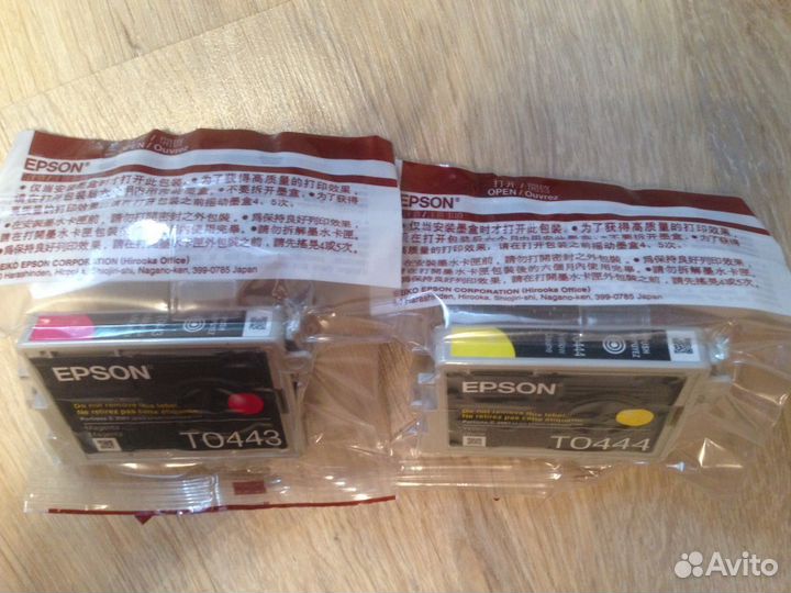 Картридж Epson T0443, T0444 оригинал