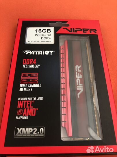 Kit ddr4 2x8GB 3400MHz