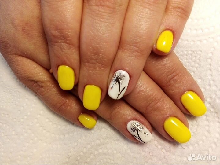 Маникюр с покрытием гель-лаком