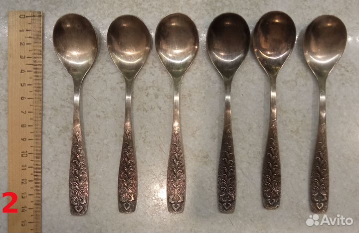 Чайные ложки СССР (Кольчугино и Орджоникидзе)