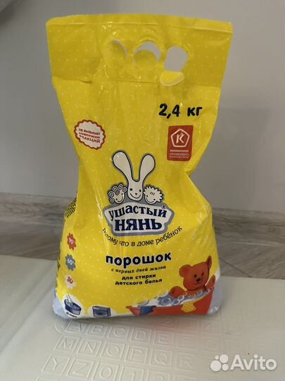 Стиральный порошок ушастый нянь 2,4 кг