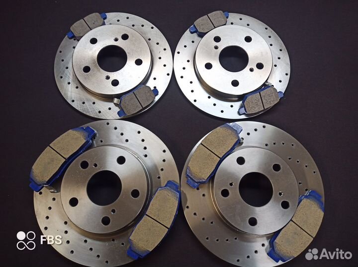 Комплект тормозной системы toyota Corolla e150