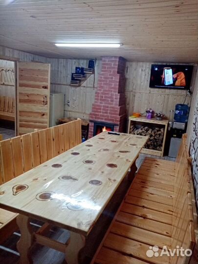 Русская баня на дровах