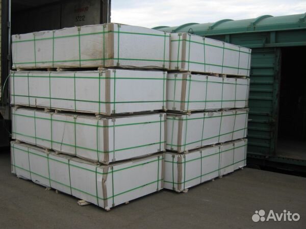 Стекломагнезитовый лист Стандарт 2500х1220х8 мм
