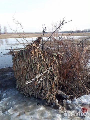 Маскировочная сеть Охота Весна-Осень (без лыка)