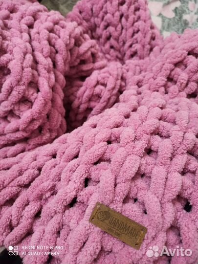 Плед детский плюшевый