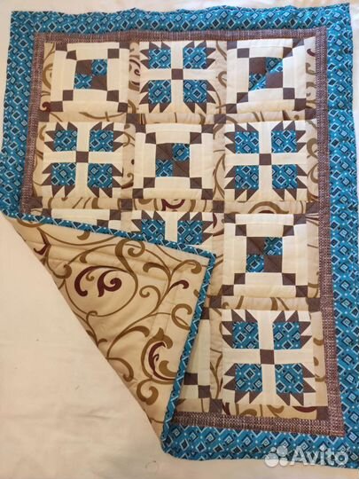 Одеяло детское в стиле пэчворк