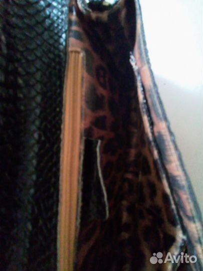 Сумка натуральная крокодил Роберто Кавалли