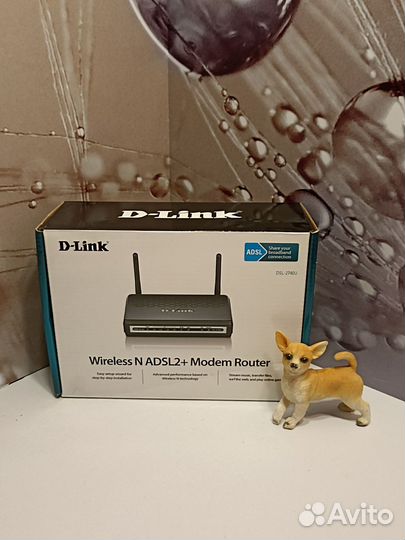 Wi-Fi роутер D-Link DSL-2740U
