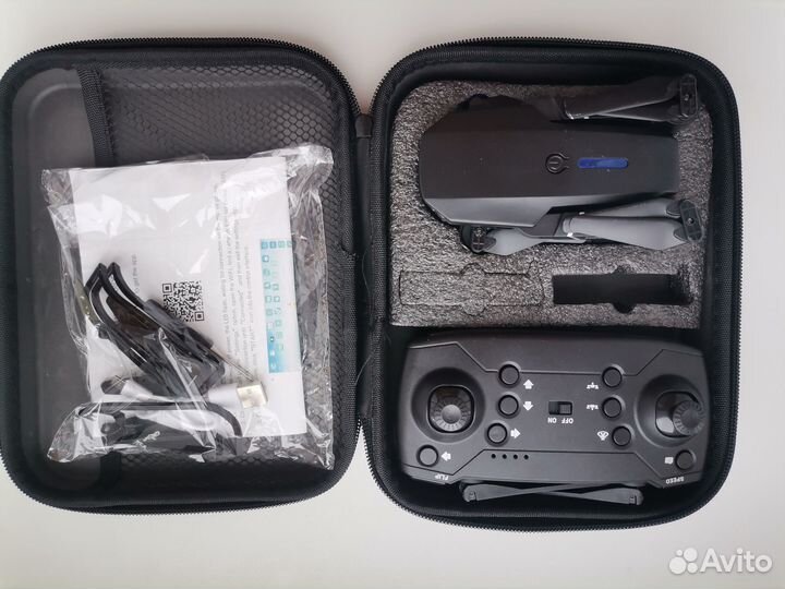 Квадрокоптер с камерой 4к и 2 батареи питания