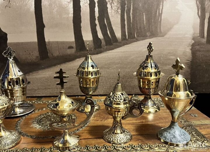 Кадильницы латунные. Новые