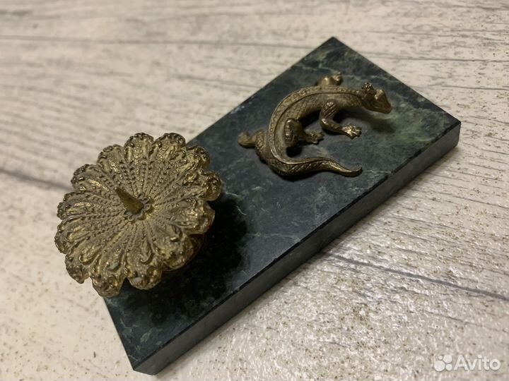 Подсвечник малахит