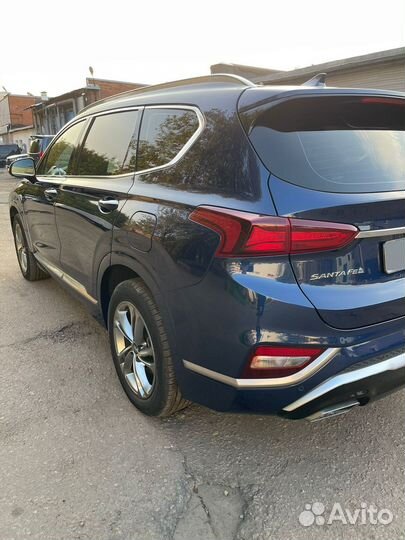 Hyundai Santa Fe 2.2 AT, 2019, 104 000 км