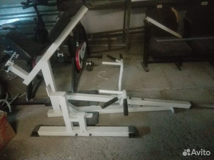 Тренажер Т-гриф с упором