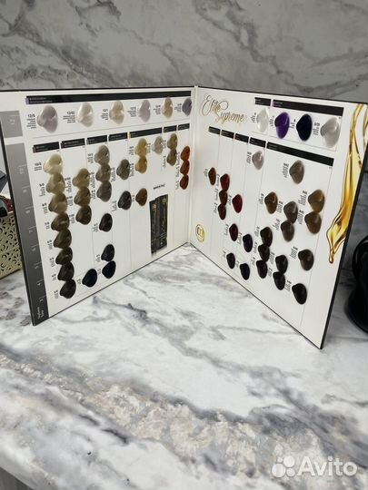 Палитра красок для волос elite supreme