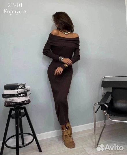 Платье длинное женское