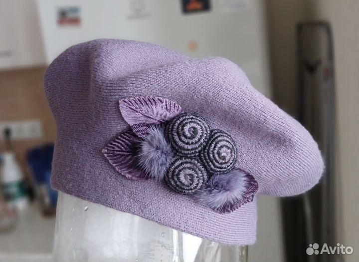 Берет женский зимний