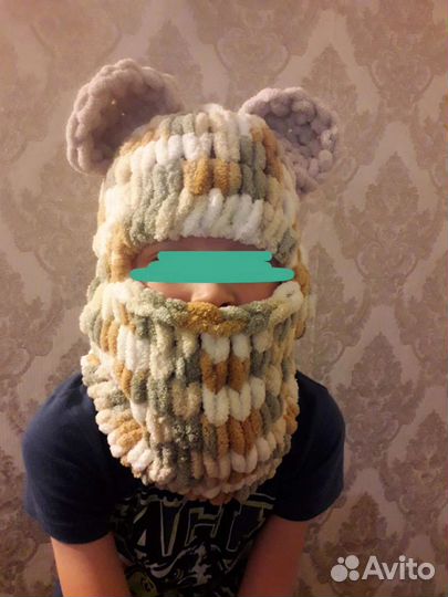 Шапка балаклава детская