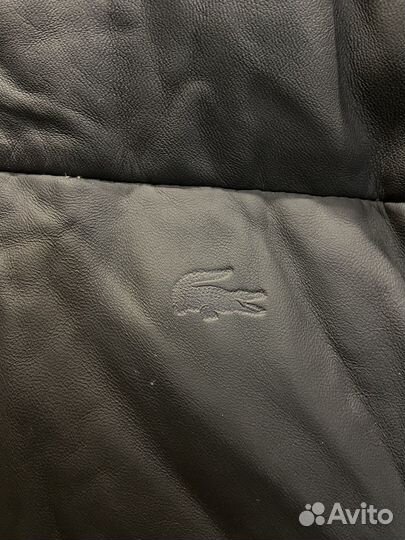 Кожаная куртка Lacoste оригинал