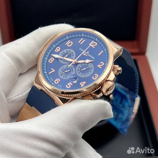 Мужские часы Ulysse Nardin синие