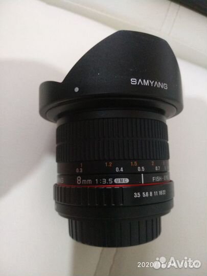 Объектив samiang 8mm