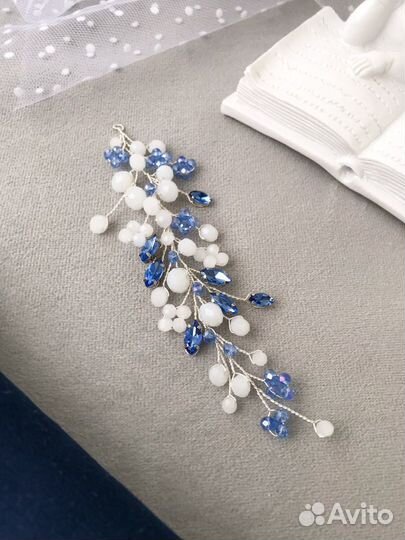 Свадебные и вечерние украшение в прическу