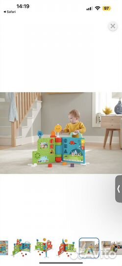 Большая обучающая книга Fisher Price новая