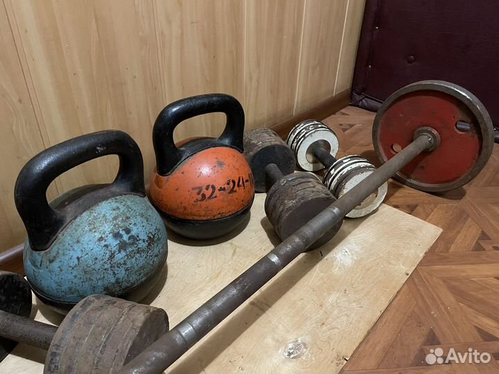 Гири гантели штанга