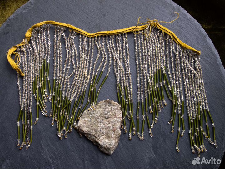 Антикварный светлый бисер до 1917 года