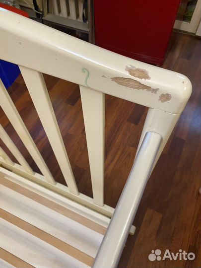 Детская кроватка papaloni с матрацом