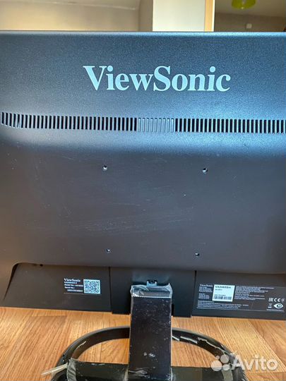 Монитор ViewSonic VA2465Sm full HD 24 дюйма 75 гц