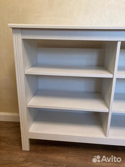 Тумба под тв, 120х36х85см, белый Брусали Икеа