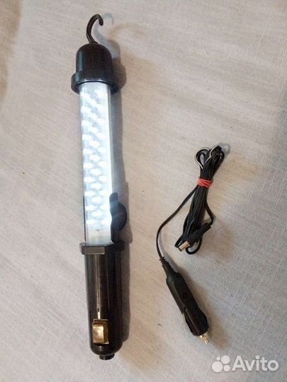 Фонарь аккумуляторный с зарядкой от прикуривателя