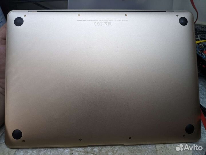 Золотой Apple MacBook 12 A1534 2016 запчасти