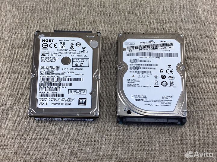Жесткий диск для ноутбука HDD 2.5