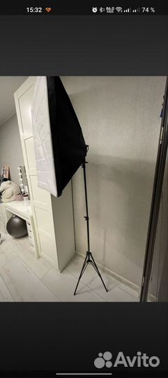 Новые софтбоксы с лампами 150w