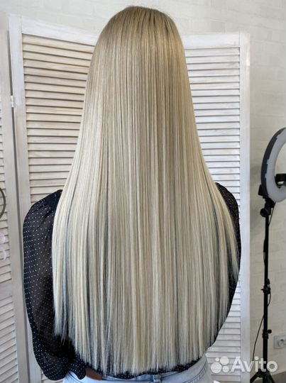 Кератиновое выпрямление волос