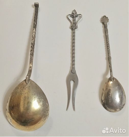 Мельхиоровые столовые приборы СССР